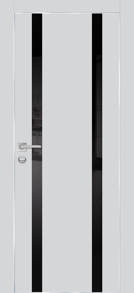 Фото Межкомнатная дверь PX-9  AL кромка с 4-х ст. Сапфир матовый