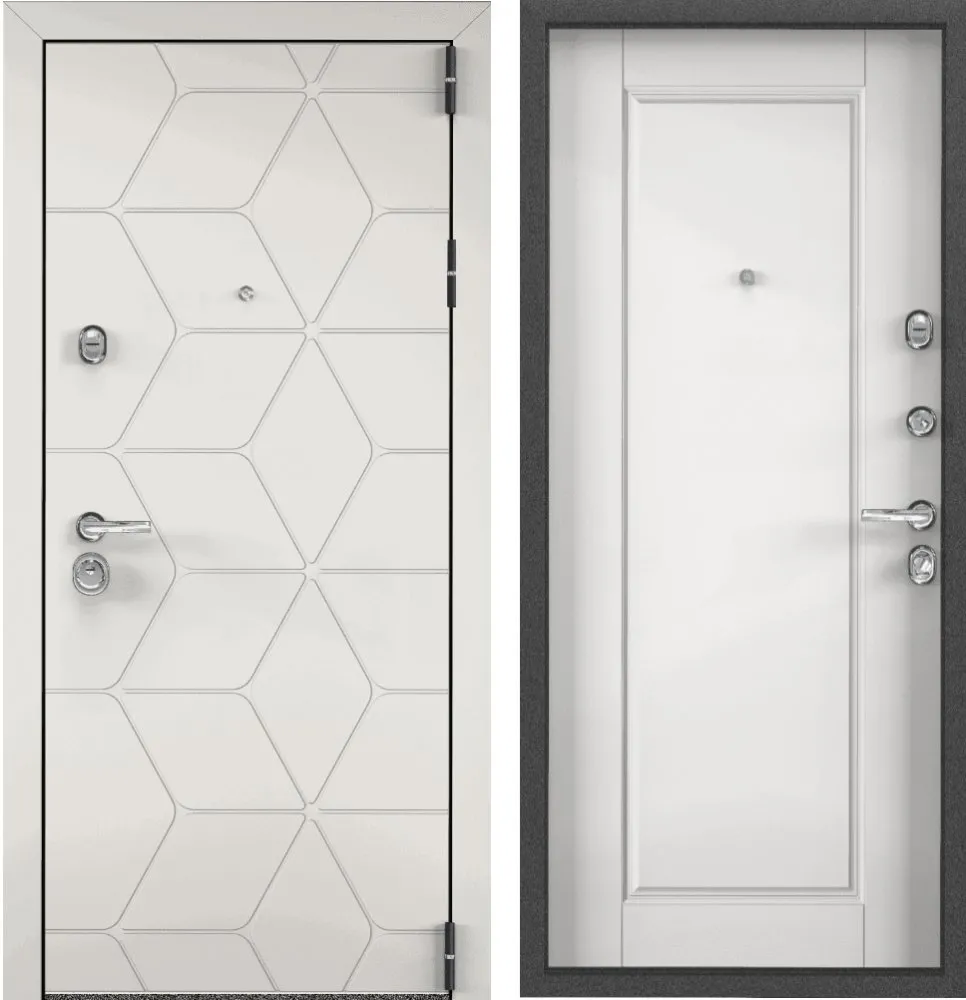 Дверь Цербер 3К-Галеон Белый Сменная Панель DIS006424